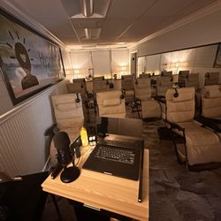 Suzan Brittan - HypnoClique - Group Recliner Room - Zero-Gravity chairs, headsets, pillows, eye masks, essential oils, Sound Bath, Breathwork, Hypnosis ALL FREE Wednesday