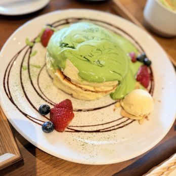 Takagi Coffee - Matcha Azuki Pancake - Japanese Near Me - Los Angeles, California Takagi Coffee - Matcha Azuki Pancake - Japanese Near Me - Los Angeles, California