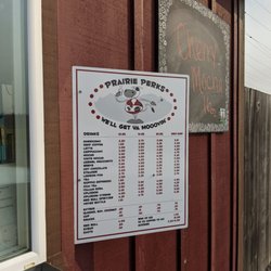 Prairie Perks - Menu