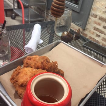 Lillie's Q - Smoked fried Chicken. 3 pcs 4 $19. It's ok. No seasoning on it. Popeyes chicken is better - Barbeque Near Me - Chicago, Illinois Lillie's Q - Smoked fried Chicken. 3 pcs 4 $19. It's ok. No seasoning on it. Popeyes chicken is better - Barbeque Near Me - Chicago, Illinois