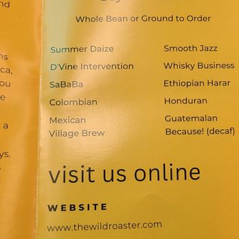The Wild Roaster - Coffee & Tea Near Me - Deerfield, Illinois