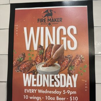 Fire Maker Brewing - Wednesday wing down - Breweries Near Me - Atlanta, Georgia