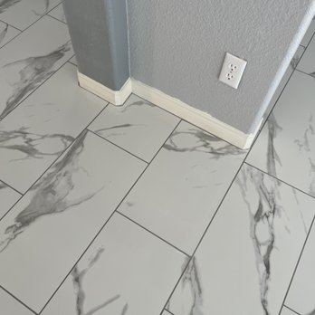 Boulevard Flooring Emporium - Note the precise cuts around the corner molding..incredible. - Flooring Near Me - Lancaster, California