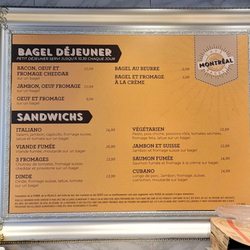 Cafe Bagel 2 Montreal - Menu 2