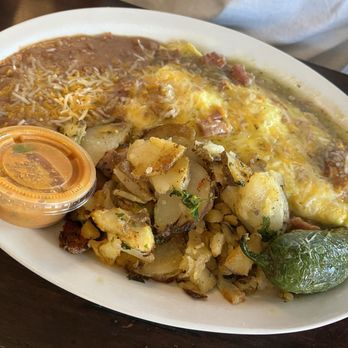 Rodeo Cafe - Chile verde omelette - Breakfast & Brunch Near Me - Riverside, California
