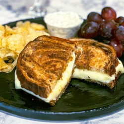 Spilled Grapes Wine Bar - Gourmet Grilled Cheese sandwiches, made with award winning Green County Cheese.