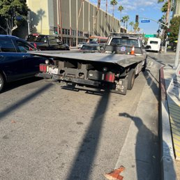 We needed a wheel lift tow...