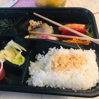 Mido Japanese - Bento box sashimi lunch - Japanese Near Me - New York, New York