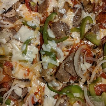 Frank's Pizza - Frank's Special pizza close up. - Pizza Near Me - Chesapeake, Virginia