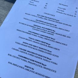 Drink menu July 2023 Drink menu July 2023