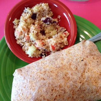 Village Cafe - Veggie Wrap with Quinoa salad - Breakfast & Brunch Near Me - Egg Harbor, Wisconsin Village Cafe - Veggie Wrap with Quinoa salad - Breakfast & Brunch Near Me - Egg Harbor, Wisconsin