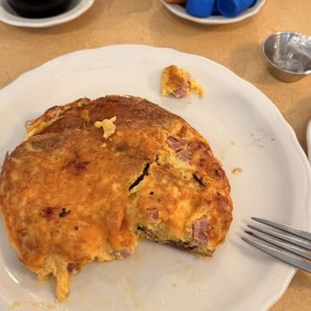 The Original Pancake House - After the omelet was made, they put cheddar on it and baked it. Very good! - Pancakes Near Me - Encinitas, California The Original Pancake House - After the omelet was made, they put cheddar on it and baked it. Very good! - Pancakes Near Me - Encinitas, California