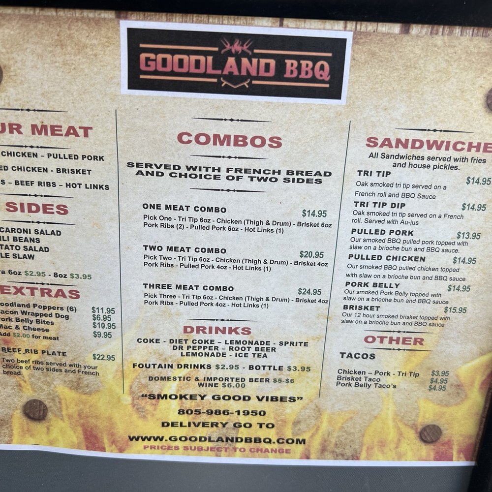 Menu Menu