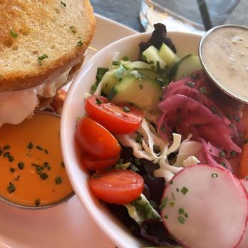 Slapfish - Clobster Grilled Cheese W/side salad - Seafood Near Me - Indianapolis, Indiana
