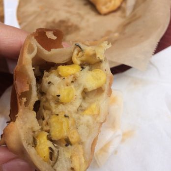 Alecocina - Humita empanada. Sweet corn empanada that is so relish I can't tell how the sauce inside was made. But a proper humita Empanada - Food Trucks Near Me - Hillsboro , Oregon