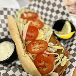 Buffalo Hall and Cowboy Cafe - Yes, it's a BBQ joint. And the BBQ is great. But if not in the mood, the fish sandwich holds its own.