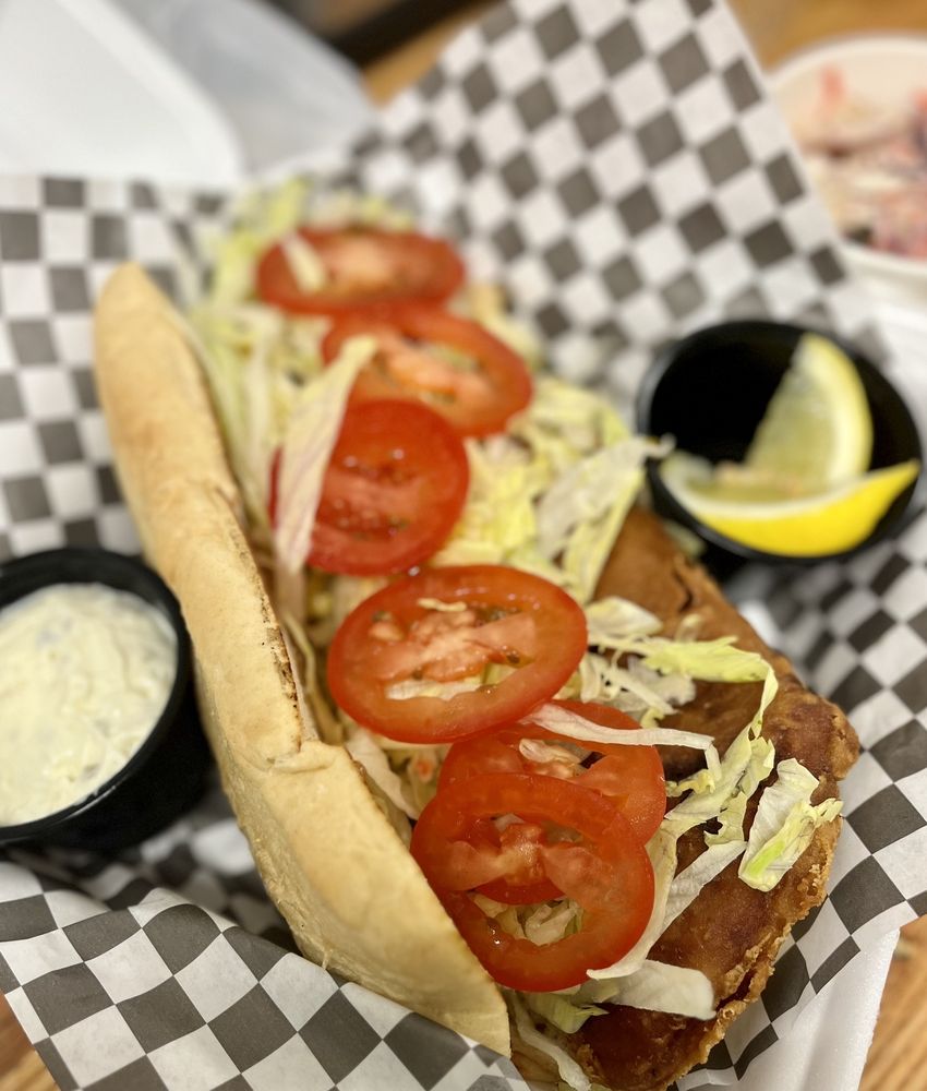 Food from Buffalo Hall and Cowboy Cafe