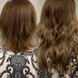 Hair By AshleySteppic - Before and after
Handtied hair extensions