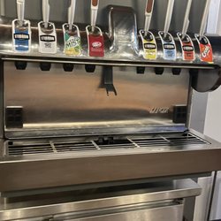 LA Burger - Soda selection.