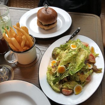 Beef & Liberty - Liberty fries, cheeseburger, and a BLT Salad. - Burgers Near Me - Hong Kong, HK