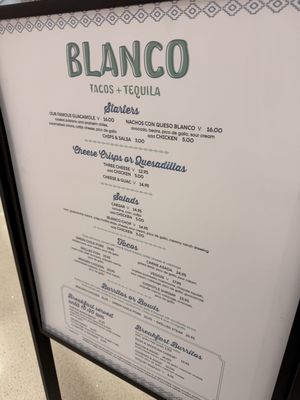 Menu photo 1 Blanco Tacos + Tequila Phoenix, AZ Menu photo 1 Blanco Tacos + Tequila Phoenix, AZ