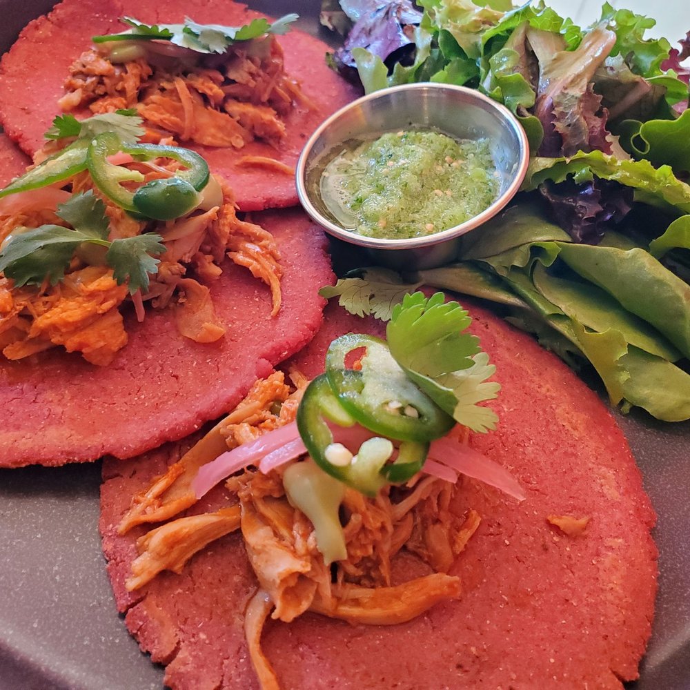 Wahpepah’s Kitchen - Smoked rabbit tacos - Salad Near Me - Oakland, California Wahpepah’s Kitchen - Smoked rabbit tacos - Salad Near Me - Oakland, California