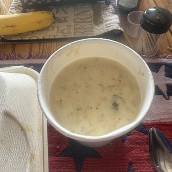 Gallagher's - I almost forgot to take a picture of the clam chowder. - Irish Near Me - Eureka, California