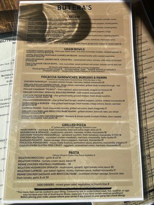 Menu photo 4 Butera's Woodbury, NY