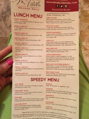 Menu photo 5 Mi Pueblo Mexican Grill Charlotte, NC