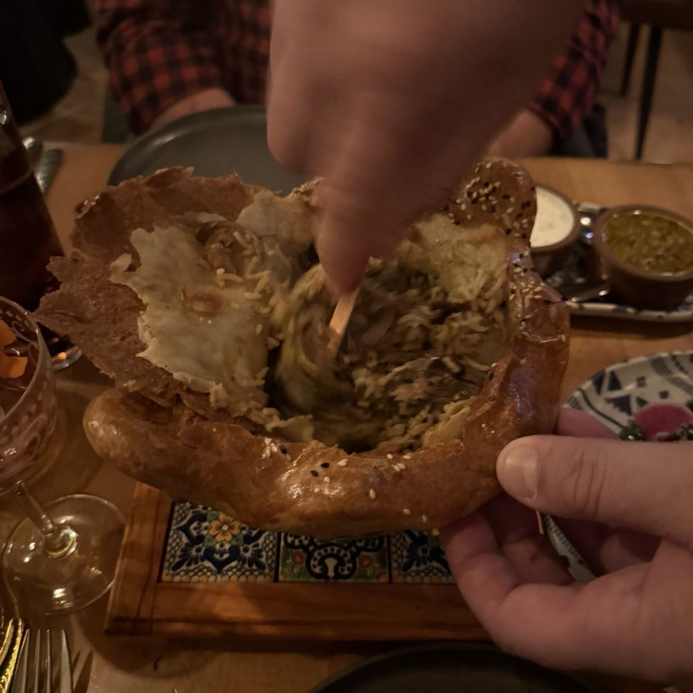 Mirra - Lamb barbacoa biryani (post cracking open lol) - Mexican Near Me - Chicago, Illinois Mirra - Lamb barbacoa biryani (post cracking open lol) - Mexican Near Me - Chicago, Illinois