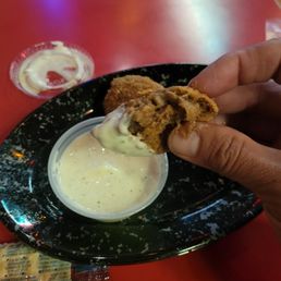 Fried boudin