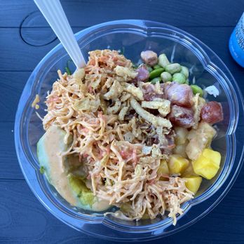 Poke Express - poke bowl w/tuna tartar and spicy kani salad - Coffee & Tea Near Me - Fair Lawn, New Jersey