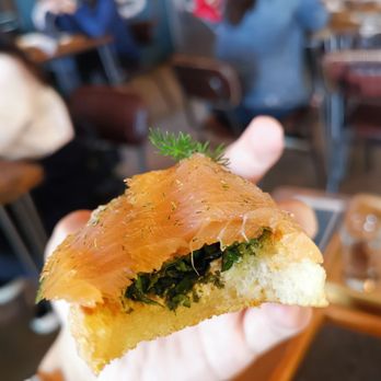 Aroma Craft Coffee - Smoke salmon crostini - Coffee Roasteries Near Me - Walnut, California Aroma Craft Coffee - Smoke salmon crostini - Coffee Roasteries Near Me - Walnut, California