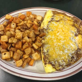 Egg Works - Cincinnati style chili omelette is a taste of my home state. Many late nights/early mornings ended in a Skyline or Gold Star. - American Near Me - Henderson, Nevada