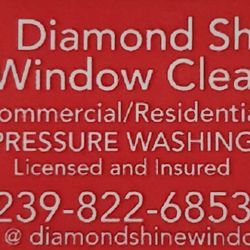 Diamond Shine Windows - Call or e mail for a free estimate.