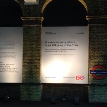 Gloucester Road Tube Station - Platform for Circle and District lines - Public Transportation Near Me - London, XGL