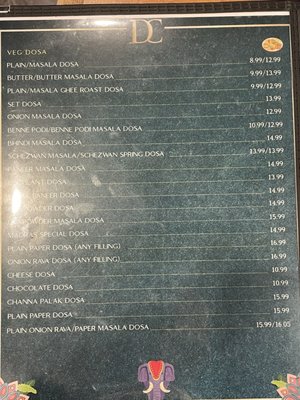 Menu photo 1 Dosa n Chutney Vancouver, BC Menu photo 1 Dosa n Chutney Vancouver, BC