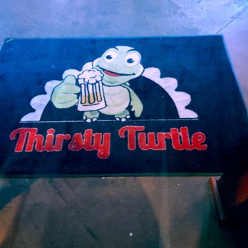 Thirsty Turtle - a turtle holding a mug of beer - Bars Near Me - Fort Worth, Texas