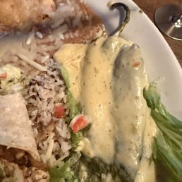 Amazing Chile Relleno & Soft Chicken Taco Amazing Chile Relleno & Soft Chicken Taco