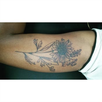 Ascendant Tattoo - My sweet flower piece by Ruben Bailon! - Tattoo Near Me - Rialto, California Ascendant Tattoo - My sweet flower piece by Ruben Bailon! - Tattoo Near Me - Rialto, California