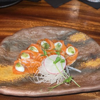 MF Sushi - Truffle Aioli Fresh Salmon - Japanese Near Me - Atlanta, Georgia MF Sushi - Truffle Aioli Fresh Salmon - Japanese Near Me - Atlanta, Georgia