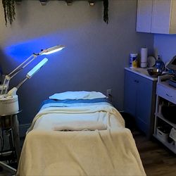 One of the treatment rooms at Absolute Wellness Spa.