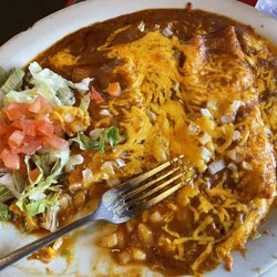 Corina's Restaurant - Cheese and Onion Enchiladas