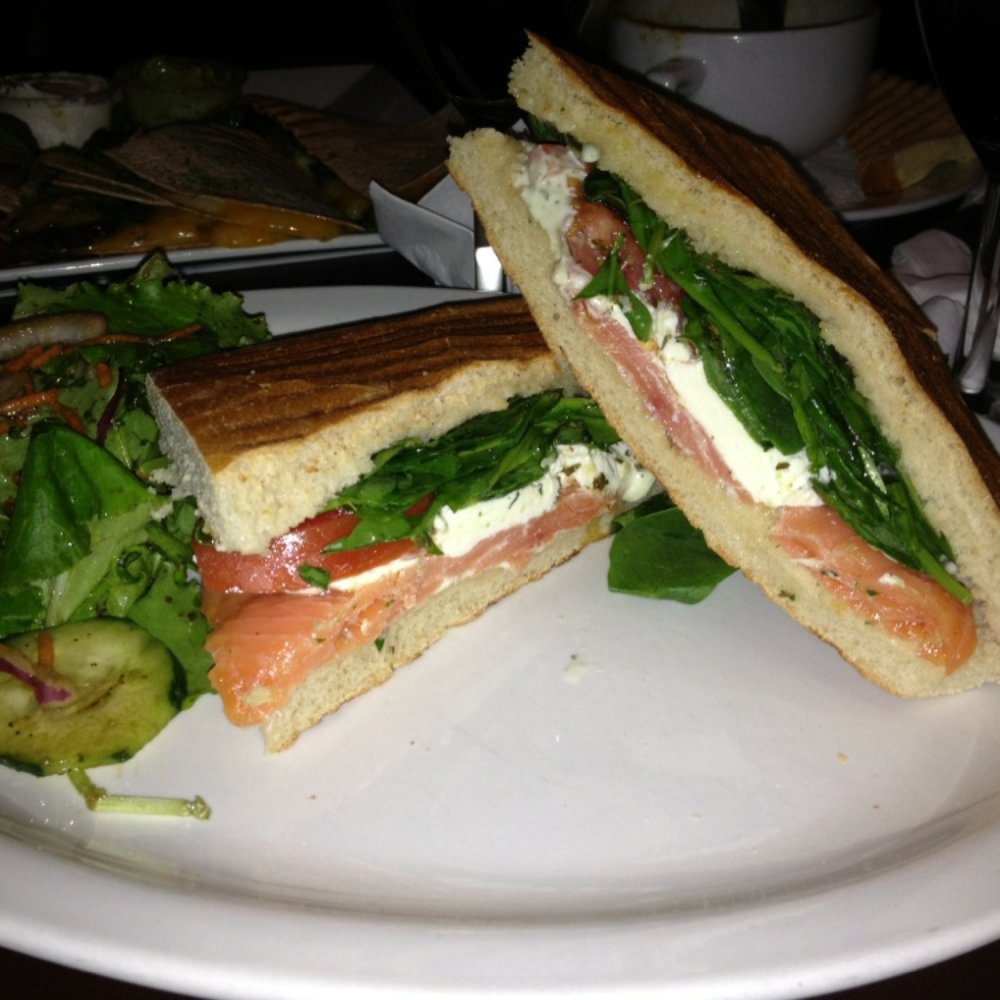 Lemoni Cafe - Smoked salmon panini - Breakfast & Brunch Near Me - Miami, Florida Lemoni Cafe - Smoked salmon panini - Breakfast & Brunch Near Me - Miami, Florida