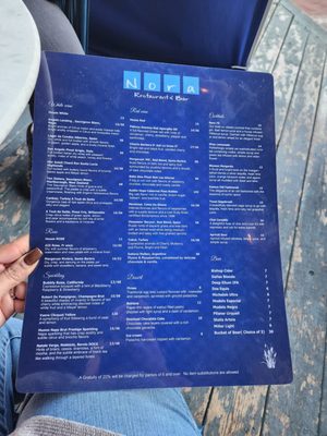 Menu photo 5 Nora Restaurant and Bar Dallas, TX Menu photo 5 Nora Restaurant and Bar Dallas, TX