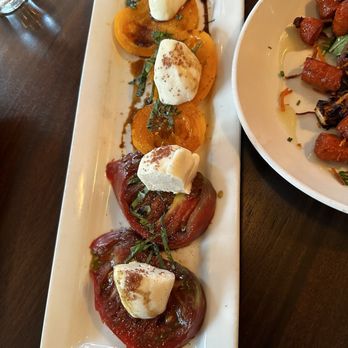Hearthstone Restaurant - Heirloom tomatoes with Burrata - New American Near Me - Breckenridge, Colorado