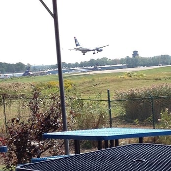Control Tower - U.S. Airways jet landing - Ice Cream & Frozen Yogurt Near Me - Latham, New York