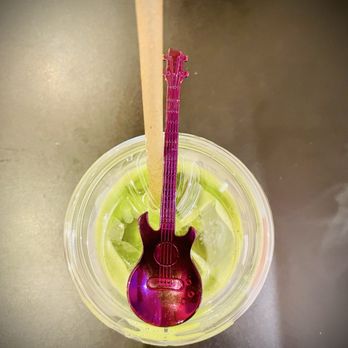 Haan Coffee - The Traveling Purple Haze Guitar Spoon digs matcha, too! 060625 - Coffee Roasteries Near Me - Orlando, Florida