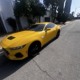 I highly recommend you guys get your rims painted by them and they do such a great job and great price to for all four rims .