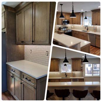 Ellis Custom Works - a kitchen before and after remodeling - General Contractors Near Me Ellis Custom Works - a kitchen before and after remodeling - General Contractors Near Me